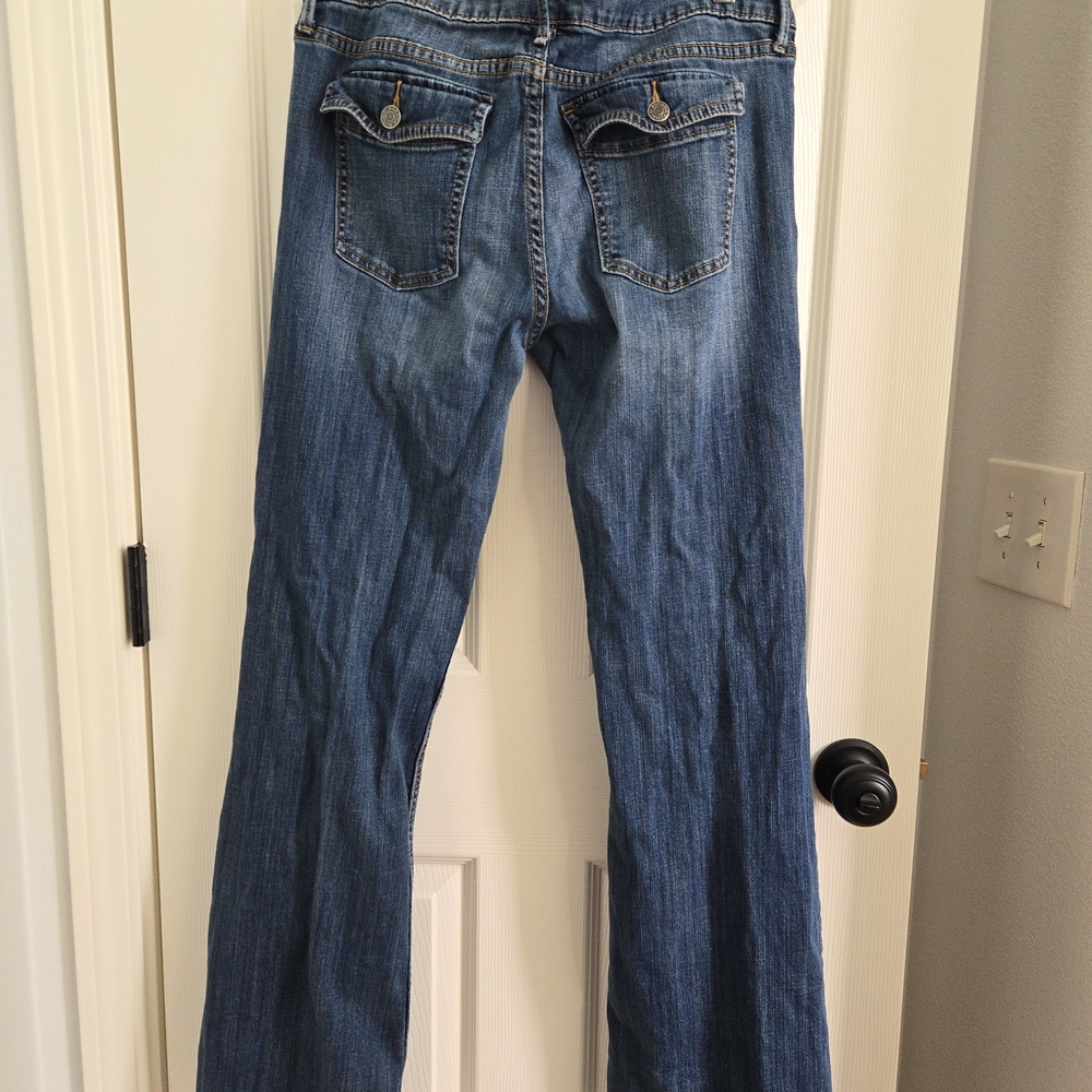 Banana Republic Women's Denim Boot Cut Jeans Sz. 12, Button Pockets - Picture 3 of 3